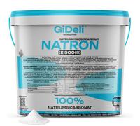GiDeli Bicarbonato di Sodio Purissimo 10kg - Ideale per la Lievitazione della Pasta per Dolci - Utilizzabile Anche per Lavare e Pulire - Uso Versatile a Casa - Regolatore pH Acqua Piccole Piscine