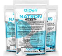 GiDeli Bicarbonato di Sodio Purissimo 3x5kg - Ideale per la Lievitazione della Pasta per Dolci - Utilizzabile Anche per Lavare e Pulire - Uso Versatile a Casa - Regolatore pH Acqua Piccole Piscine