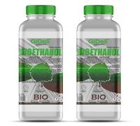 GiDeli bioetanolo 2 x 1 l profumo forestale 96,6% etanolo per camini interni ed esterni, senza fumo e fuliggine, da mais e barbabietola da zucchero