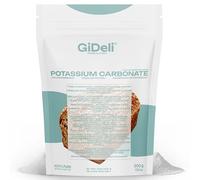 GiDeli Carbonato di Potassio Alimentare 500 g E501 K2CO3 in Sacchetto | si scioglie rapidamente in acqua, per il pane a lievitazione naturale, base per sapone, purezza 99,9% senza additivi