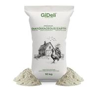 GiDeli Diatomea per polli terriccio in polvere pura non calcinata contro l'acaro rosso dell'uccello 10 kg