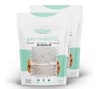 GiDeli eritritolo 2 kg, sostituto dello zucchero semolato privo di calorie, alternativa vegana e amica dei denti