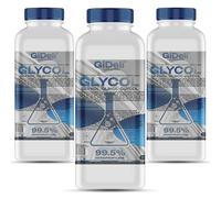 GiDeli Glicole propilenico 99,5% 3 x 1L glicole monopropilenico (PG) solvente per cosmetici farmaceutici chimici industria laboratorio e applicazioni tecniche
