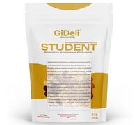 GiDeli Mangime studentesco Premium 5 kg miscela di frutta con arachidi, anacardi, nocciole, mandorle, noci, uvetta, mirtilli rossi e banane chips senza additivi