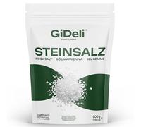 GiDeli Salgemma Integrale 500 g - Sale Grosso da Cucina Non Raffinato | un solo ingrediente, macinasale e salatura a mano, acqua di cottura, salamoia, conserve domestiche, grana grossa