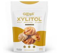 GiDeli Xilitolo Zucchero originale dalla Finlandia, 1 kg di zucchero di betulla di ricambio per alimenti come dolcificante vegano e dentale