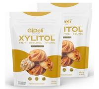 GiDeli Xilitolo Zucchero originale dalla Finlandia 2 kg di zucchero di betulla di ricambio per alimenti come dolcificante vegano e dentale