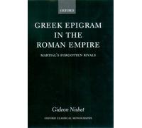 Gideon Nisbet Gr pigram in the Roman Empire (Copertina rigida)