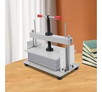 GIDRLL Pressa manuale per carta A4, pressa piatta in acciaio spesso 10 cm, per rilegare libri e appiattire buoni nutrizionali, fatture, con barra di bilanciamento