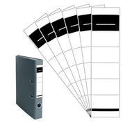GIDWRIY 50 Pezzi Etichette Autoadesive Per Raccoglitori 19 X 5,4 cm,Etichette Laboratorio,Documenti Etichette Adesive per Catalogare Libri,Rettangolari Copri Prezzo Libri Etichette Per Portadocumenti