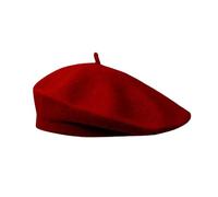 GIDWRIY Berretto Francese Donna, Basco Cappello, Lana, Unisex, Nero, Bordeaux, Crema, Verde, Azzurro, Cammello, Tinta Unita, Classico, Elegante, Vintage, Pittore, Artista, Eleganti, Spring Autumn