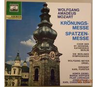 Giebel Lorengar Traxel - Mozart. Krönungsmesse. Spatzenmesse. Chor der St. Hedwigskathedrale Berlin. Berliner Symphoniker. Vinyl LP.