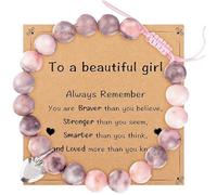 GIEEU Bracciale per Donne Pietre Naturali Ideali come Regali per le Migliori Amiche in occasione della Festa della Mamma, Natale e Compleanni