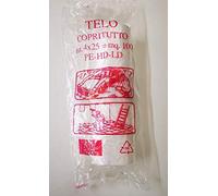 Gieffe Telo copritutto in rotolo da Mt.4X25 totale 100 mq. I telo protettivo copertura per lavori di pittura
