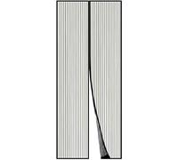 Gieffe Zanzariera Grigia con Magnete per Porte 120x250cm | Zanzariera Magnetica per Porta Finestra