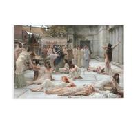 GIEIG Poster su tela con Lawrence Alma Tadema, donne di Anphissa, decorazione per camera da letto, sport, ufficio, camera da letto, regalo, senza cornice, 30 x 45 cm