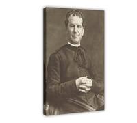 GIEIG Stampa artistica da parete su tela con immagine di Saint Don Bosco - Saint John Bosco - Poster estetico per stanza, 30 x 45 cm
