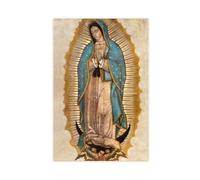 GIEIG Stampa artistica da parete su tela con scritta "Our Lady of Guadalupe", per casa, scuola, ufficio, senza cornice, 30 x 45 cm