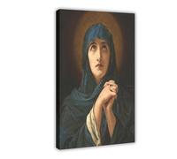 GIEIG Stampa artistica da parete su tela con scritta "Our Lady of Sorrows 1883 by Pedro Americo", per casa, scuola, ufficio, 30 x 45 cm
