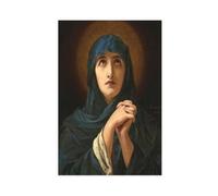 GIEIG Stampa artistica da parete su tela con scritta "Our Lady of Sorrows 1883" di Pedro Americo, per casa, scuola, ufficio, senza cornice, 60 x 90 cm