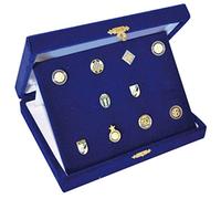 Giemme articoli promozionali - Cofanetto Distintivi Storici Inter Prodotto Ufficiale Idea Regalo Calcio