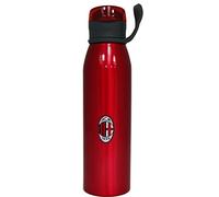 Giemme Borraccia Milan Ufficiale in Alluminio con Moschettone capacità 650 ml. BORMIALAM9004