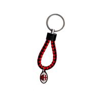 Giemme PORTACHIAVI MILAN UFFICIALE ROSSONERI PORTACHIAVE in corda metallo con CIONDOLO KEYMICION1107