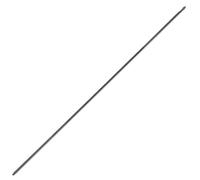 Giemme Spiedo Quadrato 6x6 mm per Girarrosto, per motore con attacco snodo (Lunghezza 90 cm)