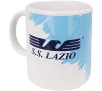 Giemme SS Lazio Mug in Ceramica Interno Bianco con Manico Logo Vintage