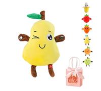 Gienslru Interactive Musical Plush Toy with Sounds, Touch-Sensor Soft Interactive Figure, Fun & Playful Sound-Activated Toys for Kids, Touch-Sensitive Banana Plush Toy for Parent-Child Play (G)