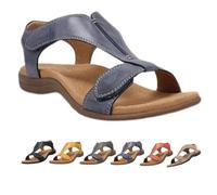 Gienslru Sandali Ortopedici Donna Estive Comode Vintage Scarpe Ortopediche Basse Infradito Piscina Sandalo Ortopedico con Zeppa Supporto Ciabatte per Sportivi Camminare Spiaggia Viaggi 35-44 EU