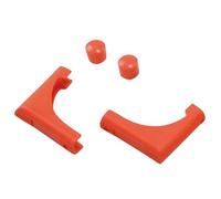 GIERRE Kit Piedini Antiscivolo di Ricambio per Sgabelli, 4 Pezzi Anteriori e Posteriori, Compatibile con Modelli B0120/B0130/B0140