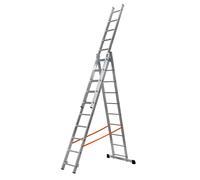Gierre Modula AL420 - Scala Allungabile Tripla - Trasformabile in Acciaio