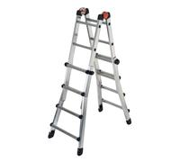 Gierre Peppina ALL040 - Scala in Alluminio Estensibile 2 x 10 Gradini 5,70 m.