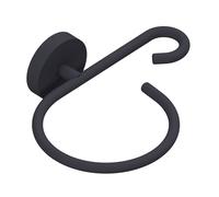 Giese Gifix Uno supporto per asciugacapelli, 33038-14, Gifix Uno nero opaco [Accessori Bagno > Supporti Asciugapelli]