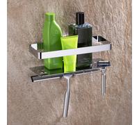 Giese Newport 2 portaoggetti doccia, 30818-02, Newport 2 cromo [Accessori Bagno > Mensole Doccia]