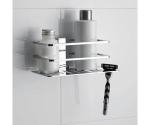 Giese Piano portaoggetti doccia, 30764-02, Piano cromo [Accessori Bagno > Mensole Doccia]