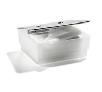 Giese ricambio contenitore in vetro senza coperchio, 81124, Universal satinato [Accessori Bagno > Accessori per Accessori Bagno]