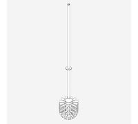 Giese ricambio manico scopino lungo con testa dello scopino, 81305-02, Gifix 21 cromo/bianco [Accessori Bagno > Accessori per Accessori Bagno]