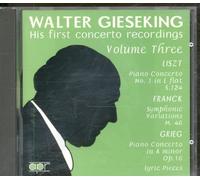 Gieseking, Walter - Plays Liszt/Franck/Grieg