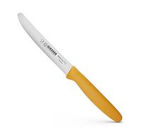 Giesser Giovanni Messer fabbrica universale coltelli con lama ondulata, Giallo, 11 cm, 10121724 C00000210
