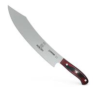 Giesser since 1776 - Made in Germany - Coltello da cuoco, 30 cm, Rocking Chefs, PremiumCut Barbecue No 1, coltello da cucina, rosso, rivettato, inossidabile, coltello da griglia tedesco