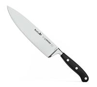 Giesser since 1776 - Made in Germany - Coltello da cuoco affilato, forgiato, 20 cm, BestCut, resistente al calore, nero, coltello da cucina tedesco lavabile in lavastoviglie, inossidabile