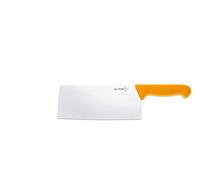 Giesser since 1776 - Made in Germany - Coltello da cuoco cinese arancione, Basic Orange, lama di 21 cm, antiscivolo, mannaia lavabile in lavastoviglie, inossidabile