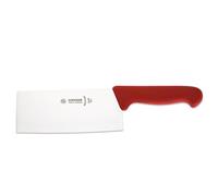 Giesser since 1776 - Made in Germany - Coltello da cuoco cinese rosso, Basic Red, lama di 17 cm, antiscivolo, mannaia lavabile in lavastoviglie, inossidabile