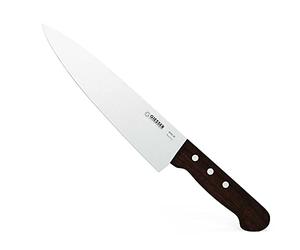 Giesser since 1776 - Made in Germany - Coltello da cuoco con manico in legno antiscivolo Kotibe, 20 cm, inossidabile, coltello da cucina affilato rivettato