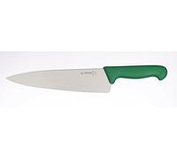 Giesser since 1776 - Made in Germany - Coltello da cuoco verde, Basic Green, lama di 26 cm, antiscivolo, coltello da cucina affilato lavabile in lavastoviglie, inossidabile