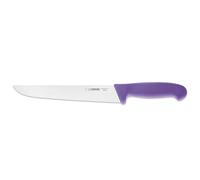 Giesser since 1776 - Made in Germany - Coltello da macellaio, 21 cm, halal, viola, antiscivolo, coltello da macellaio inossidabile, lavabile in lavastoviglie, coltello per cucina sana