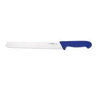 Giesser since 1776 - Made in Germany - Coltello per prosciutto blu, Basic Blue, lama di 25 cm, antiscivolo, coltello per affettare tagliente lavabile in lavastoviglie, inossidabile