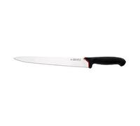 Giesser since 1776 - Made in Germany - Coltello per prosciutto PrimeLine, antiscivolo, lama di 28 cm, nero, coltello per affettare affilato lavabile in lavastoviglie, inossidabile